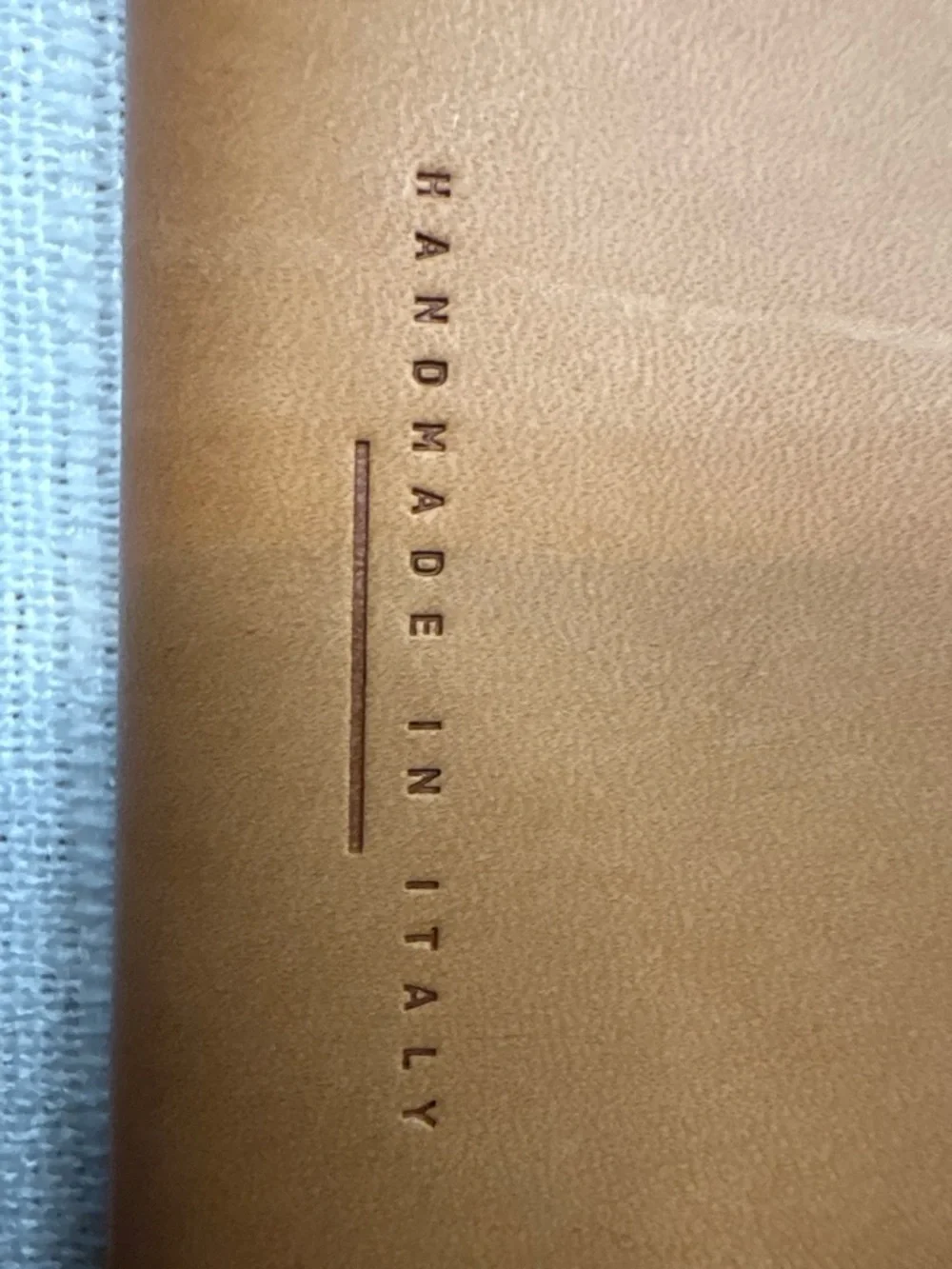 Jacques Marie Mage Tan Leather Eyewear Case OS